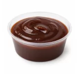 POT OF BBQ SAUCE