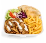 CHICKEN DONER MEAT & CHIPS