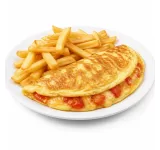 CHEESE & TOMATO OMELETTE